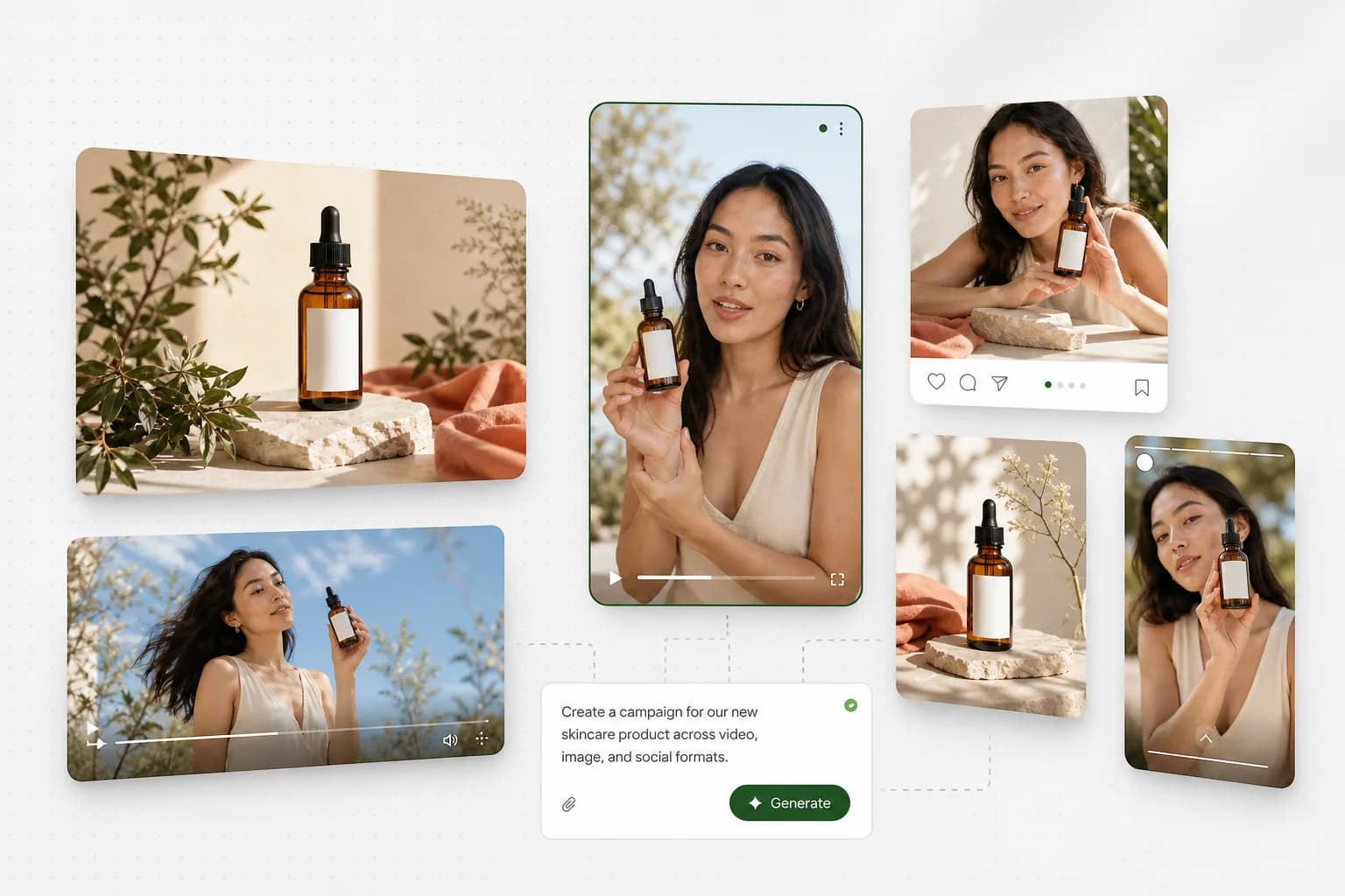 A complete campaign created with KINOAI